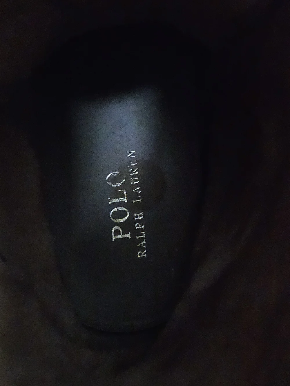 Ralph Lauren Newport Navy Leather Lace-Up Ranger Boots. Size: 11